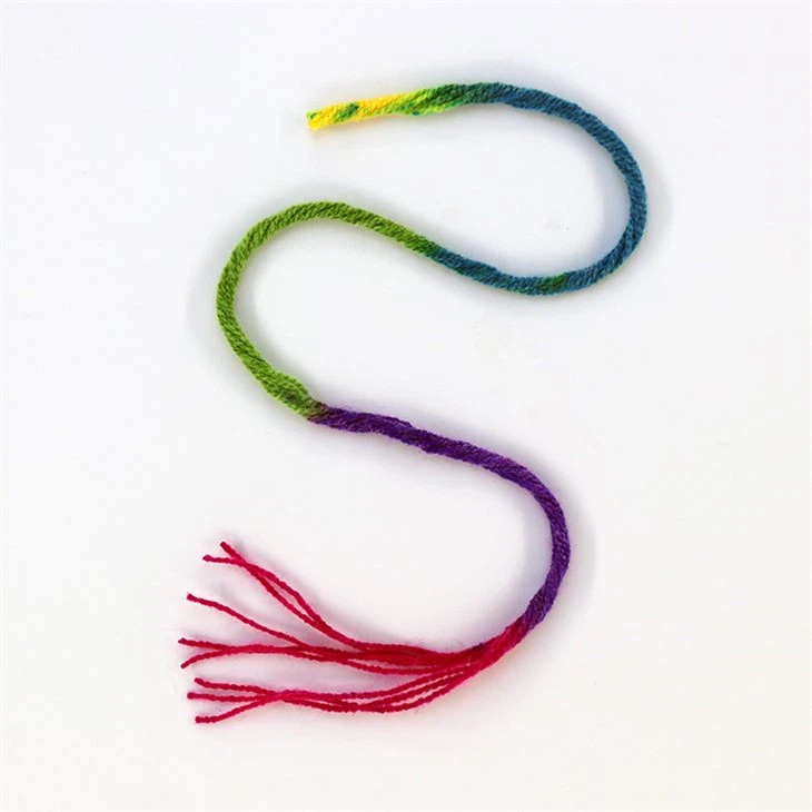 multicolour wool yarn