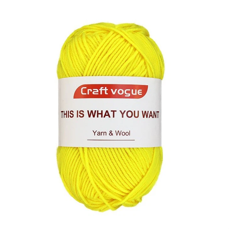 50 acrylic 50 wool yarn