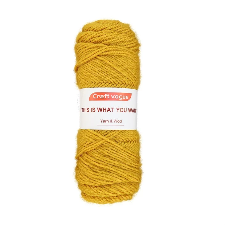 Gult Aran-garn