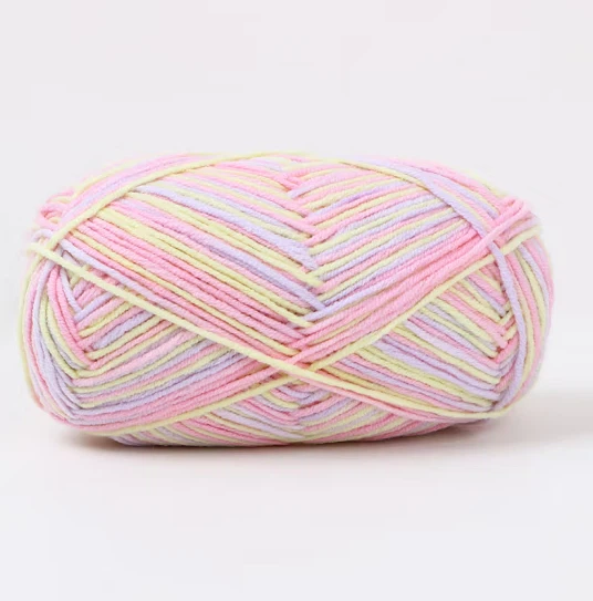 Variegated Worsted Weight Acrylic Yarn