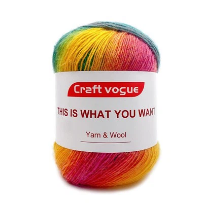 Billig Chunky Rainbow ullgarn