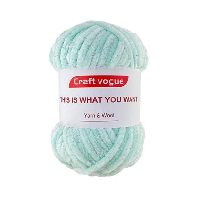 Chenille Glitter Garn